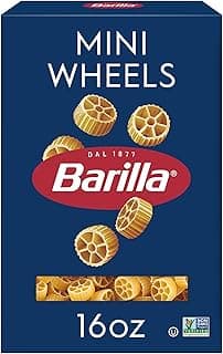 Barilla Racing Wheels Pasta, 16 oz. Box, Racing Edition Non-GMO Pasta, Made with Durum Wheat Semolina, Kosher Certified
