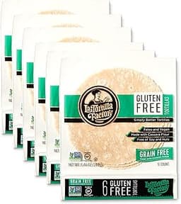 La Tortilla Factory Gluten-Free Cassava Tortilla, 6-Count, 6 Packages