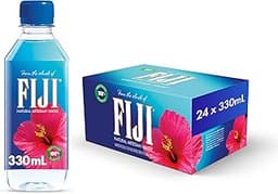 FIJI Natural Artesian Bottled Water 330mL / 11.15 Fl Ounce (Pack of 24) - 100% Natural Electrolytes - NEW