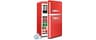 Anypro 3.2 Cu.Ft Refrigerator, Retro Double Door Fridge with Freezer, 7 Adjustable Temperature Settings, Low Noise, R...
