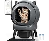 Coziley Self Cleaning Litter Box for Multiple Cats, E2 Automatic Cat Litter Box, Self-Cleaning Robot with Smart APP C...