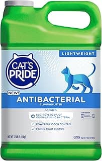 Cat's Pride NEW Antibacterial Cat Litter: Destroys 99.9% of Odor-Causing Bacteria - Powerful Odor Control - Premium L...