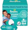 Pampers Complete Clean Baby Wipes - Fresh Scent 12X 864 Count