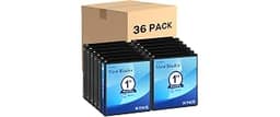 SUQJOY Durable 3 Ring Binders 1 Inch 36 Pack Bulk, Clear View Binders Bulk Three Ring Binders PVC Free, Fit for 8.5x1...