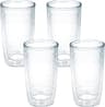 Tervis Clear & Colorful Tabletop Made in USA Double Walled Insulated Tumbler Travel Cup Keeps Drinks Cold & Hot, 16oz...