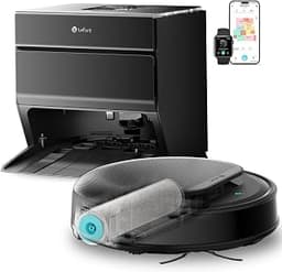 Lefant Robot Vacuum, 18000Pa Suction, 120 Day Self-Emptying, All-in-One