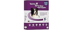 Vectra 3D Flea and Tick Prevention for Dogs, Kills and Repels Fleas, Ticks & Mosquitoes | Fast‑Acting, Waterproof, No...
