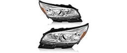 AXLAHA Headlights Assembly for 2013 2014 2015 Chevy Malibu 4-Door LT/LTZ fit 2016 Chevy Malibu Limited Headlamp with ...