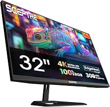 Sceptre 32-inch 4K UHD 3840 x 2160 Monitor 70Hz DisplayPort x2 HDMI x2 100% sRGB Build-in Speakers, Machine Black 202...