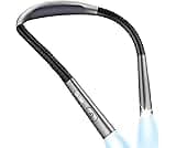 Gritin Book Light, Eye Caring 4-Color & 5-Brightness Neck Light Reading Light- Stepless Dimming,30-min Timer,80+ Hrs ...