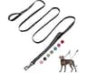 Fida 10ft Heavy Duty Dog Leash with 2 Comfortable Padded Handles, Traffic Handle & Advanced Easy Snap Hook, Reflectiv...