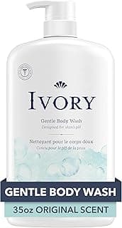 Ivory Body Wash, Designed for the Whole Family, Gentle Formula, Free of Dyes Heavy Perfumes Parabens Phthalates & Sil...
