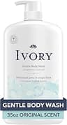 Ivory Body Wash, Designed for the Whole Family, Gentle Formula, Free of Dyes Heavy Perfumes Parabens Phthalates & Sil...