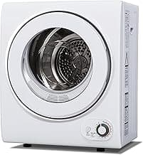 Euhomy Portable Dryer 1.5 cu. ft., 850W Powerful Clothes Dryer with Stainless Steel Drum and Exhaust Hose, Dryer Idea...