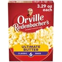 Orville Redenbacher’s Popcorn, Ultimate Butter Flavor, 3.29 oz., 6-ct