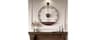 Cuspin Large Wall Clock 30 Inch Modern Farmhouse Wall Clock Battery Operated for Living Room Decor, Walnut Wood Dial ...