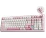 YUNZII B98 PRO 96% Wireless Mechanical Keyboard (Pink, Candy Switch) | QMK/VIA, with Numpad, Dual-Style Knob Design, ...