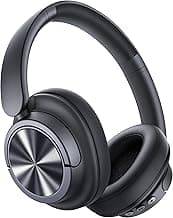 Hybrid Active Noise Cancelling Headphones 120H Playtime Wireless Headphones Bluetooth 6.0 Over Ear Headphones with 6 ...