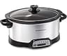 Hamilton Beach 7 Quart Programmable Slow Cooker With Flexible Easy Programming, 5 Cooking Times, Dishwasher-Safe Croc...
