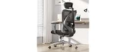 SIHOO M18 Ergonomic Office Chair, High Back Mesh Desk Chair with Adjustable Headrest & Lumbar Support, Computer Chair...