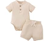 Jecson Newborn Boy Clothes Baby Boy Outfits Set Baby Boy Summer Clothes Soft Cotton Short Sleeve Top and Shorts for 0...