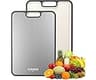 Titanium Cutting Board for Kitchen, Cutting Board Double Sided Food Grade, Pure Titanium/PP, Easy to Clean Large Size...