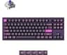 Keychron Q3 HE Wireless Custom Gaming Keyboard, 80% TKL Rapid Trigger, 2.4 GHz/Bluetooth/Wired, QMK Aluminum RGB Gate...