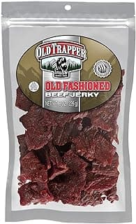 Old Trapper Beef Jerky, Old-Fashioned 8 Ounce Bag, Tender Meat Snacks for Lunches or Between Meals, 11 Grams of Prote...