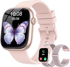 Smart Watch for Women, Bluetooth Answer/Make Calls, 1.83"HD Screen, 2 Bands | IP67 Waterproof Fitness Tracker, Heart ...