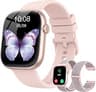 Smart Watch for Women, Bluetooth Answer/Make Calls, 1.83"HD Screen, 2 Bands | IP67 Waterproof Fitness Tracker, Heart ...