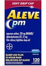 Aleve PM Sleep Aid Plus Pain Reliever Caplets, Naproxen Sodium & Diphenhydramine HCl, Nighttime, 120 Count