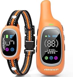 2-in-1 Dog Shock Collar and Bark Collar for Dogs – 3300FT Dog Training Collar with Remote, IP67 Waterproof e Collar w...