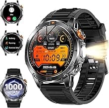 KPEP Smart Watch for Men (Answer/Make Call) - 1.53" HD Military Smartwatch | 100 Days Extra-Long Battery Life Fitness...