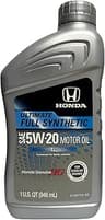 Honda 08798-9138 Ultimate Full Synthetic SAE 5W-20 Motor Oil (1 Quart) (4)
