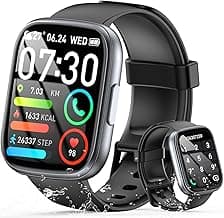 Smart Watch for Men Women (Answer/Make Call), 1.95" Touch Screen Fitness Watch with Heart Rate/Sleep Monitor, IP68 Wa...
