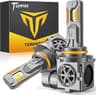 Termitor Latest 9005/HB3 Light Bulbs, 50,000LM 900% Ultra Brightness, 1:1 Halogen Size, 6500K Cool White, 10-Year Lon...