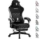Dowinx Fabric Gaming Chair, Ergonomic Computer Chair with Footrest and Pocket Spring Cushion, Height Adjustable Video...