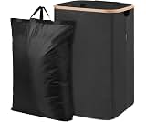 BALEINE 70L Laundry Hamper with Lid, Large Laundry Basket Bin | Large Capacity, Easy-Access Lid, Shape-Retaining Stru...