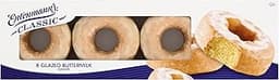 Entenmann's Classic Glazed Buttermilk Donuts, 8 count, (1.81 oz each), Kosher Classic Doughnuts, 14.5 oz Bag