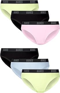 Hanes girls Underwear Hipsters Pack, Moves Lightweight Comfort X-temp Bikini Panties, Odor Control