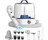 oneisall Cordless Dog Grooming Vacuum Kit, Dog Grooming Kit with 5100mAh & 11-in-1 Pet Tools, 3L Dust Cup, Low Noise ...