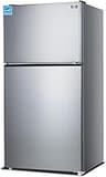 BLACK+DECKER 24 Cu. Ft. Top Mount Refrigerator with Ice Maker, 2-Door Refrigerator with Top Freezer, Freezer with Ice...