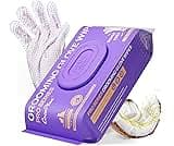 HICC PET Glove Wipes Pro – Pet Cleaning Gloves for Dogs & Cats – Infused with Coconut Oil & Plant Extracts – Hypoalle...