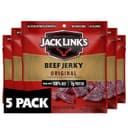 Jack Link's Beef Jerky, Original, Multipack Bags – Flavorful Meat Snacks for Lunches, Ready to Eat Protein Snacks, In...