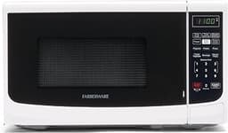Farberware 0.7 Cu. Ft. Countertop Microwave Oven – 700 Watts Power, Auto Cook Settings, Defrost, Easy Clean and Child...