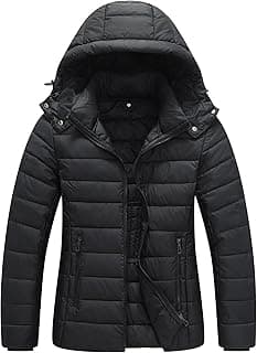 TDYPCI Women's Winter Coat Lightweight Waterproof Puffer Jacket - Quilted Short Down Coat for Women, Warm Winter Jacket
