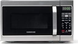 Farberware 0.7 Cu. Ft. Countertop Microwave Oven – 700 Watts Power, Auto Cook Settings, Defrost, Easy Clean and Child...