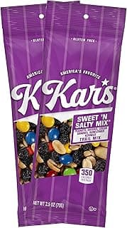 Kar’s Nuts Sweet ‘N Salty Trail Mix, Gluten-Free Trail Mix Snack | 2.5 oz Pouch Pack of 36