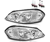 KarSpareHub Headlights for 2006-2013 Chevy Impala, for 2014-2016 Impala Limited, for 2006-2007 ChevyMonte Carlo Headl...