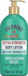 Gold Bond Medicated Extra Strength Body Lotion, 14 oz. Gold Bond Lotion | Hydrating lotion - moisturizes, relieves & ...